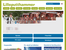 Tablet Screenshot of lilleputthammer.no
